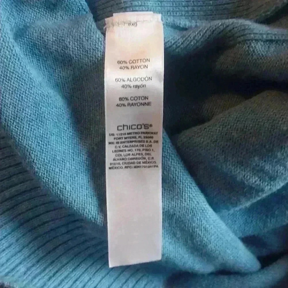 Soft Side-Button 3/4-Sleeve Pullover Size L - Picture 8 of 9
